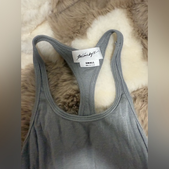 Grey Soft Rib Tank - Picture 4 of 5